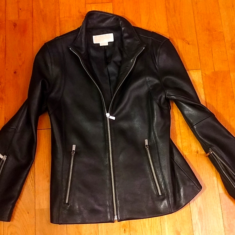 Michael Kors Leather Jacket NWOT